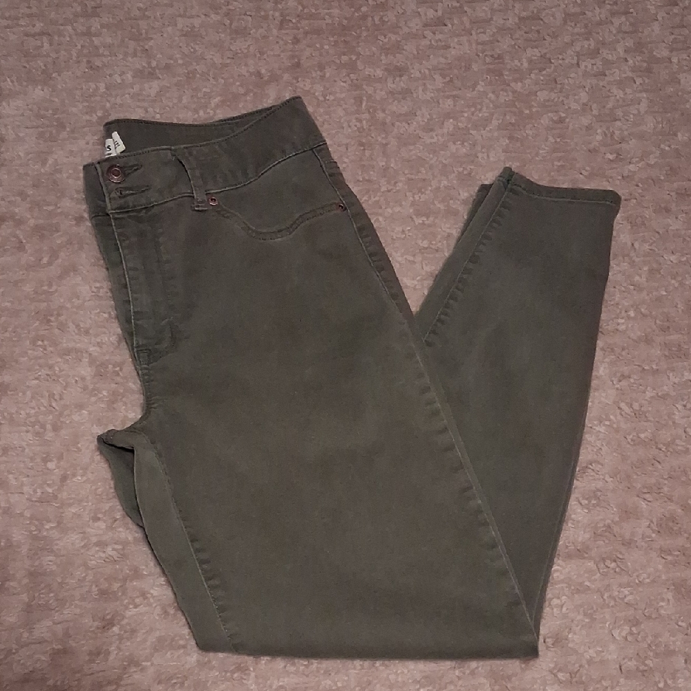 Maurices Forest Green Skinny Jeans